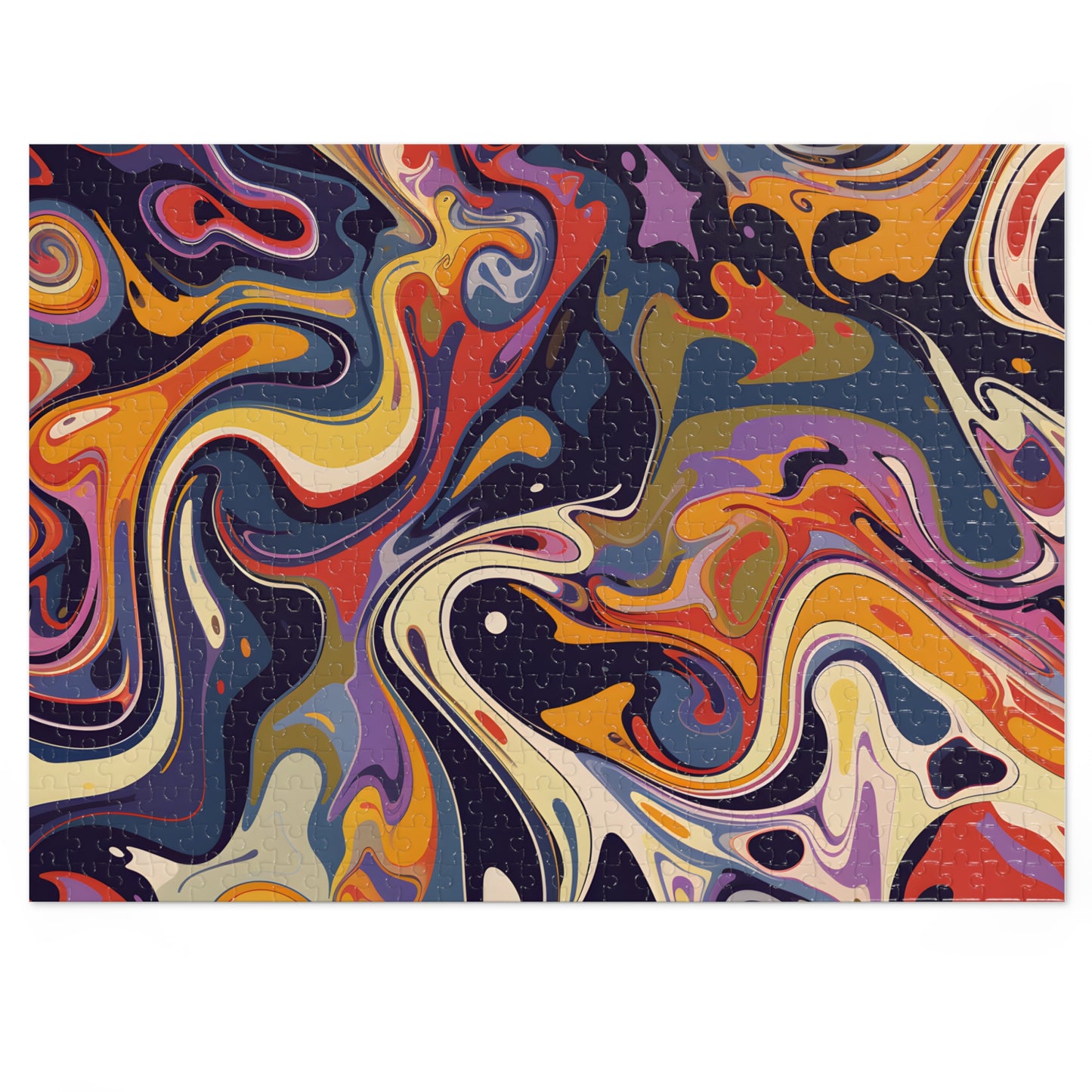 Abstract Fluid Pour Puzzle