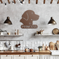 Custom Golden Retriever Head Steel Wall Art