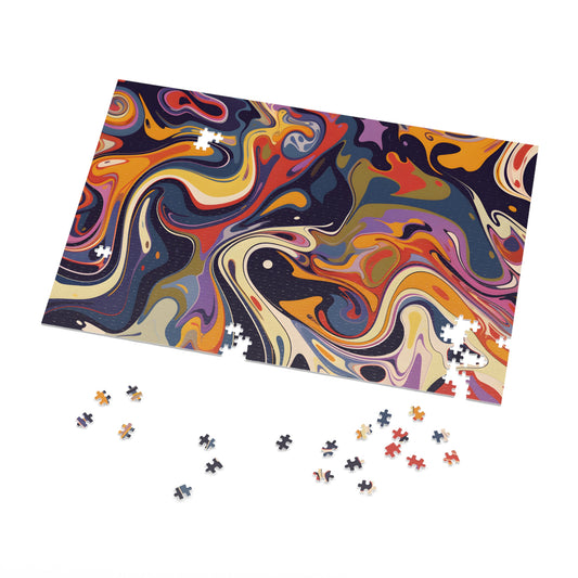 Abstract Fluid Pour Puzzle